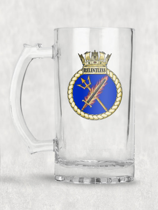 HMS Relentless  - Tankard/Beer Mug/Stein