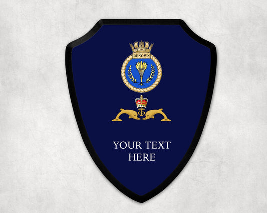 HMS Renown - Royal Navy Printed Wall Shield