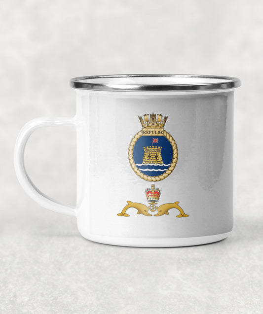 HMS Repulse - Enamel Mug