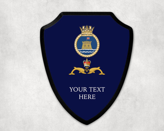 HMS Repulse - Royal Navy Printed Wall Shield