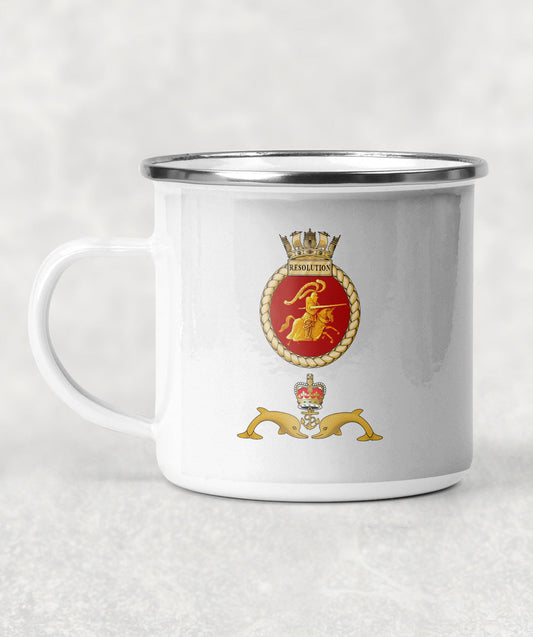 HMS Resolution - Enamel Mug