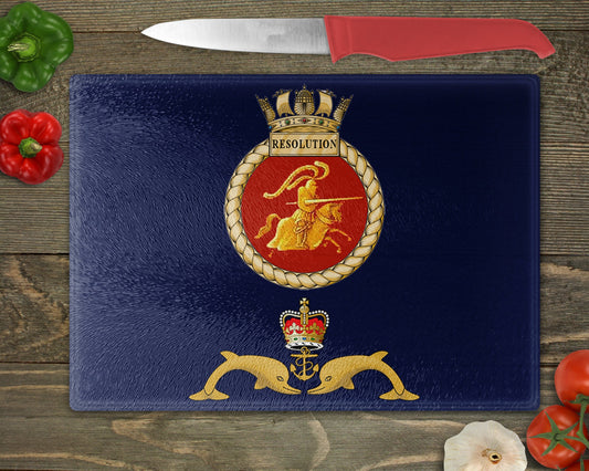 HMS Resolution - Cutting Board