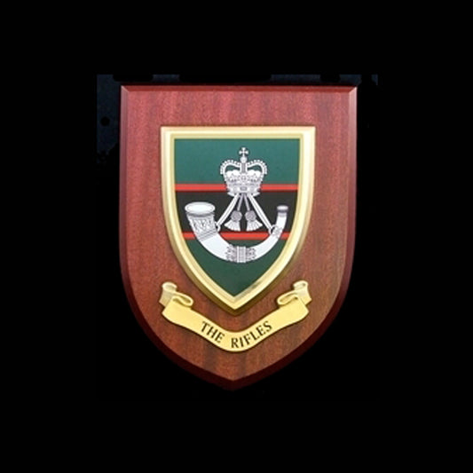 Rifles - Wall Shield Plaque | MOD Licensed Seller | Regimental