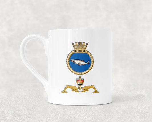 HMS Rorqual - Bone China Mug