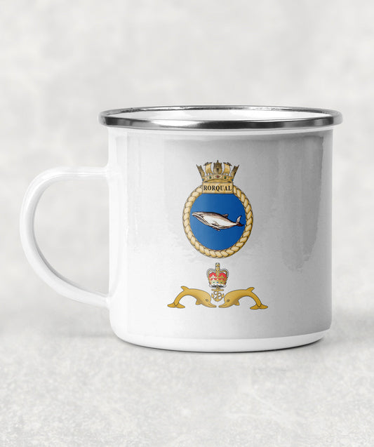 HMS Rorqual  - Enamel Mug