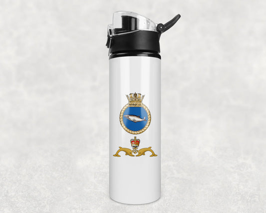 HMS Rorqual  - Flip Top Water Bottle