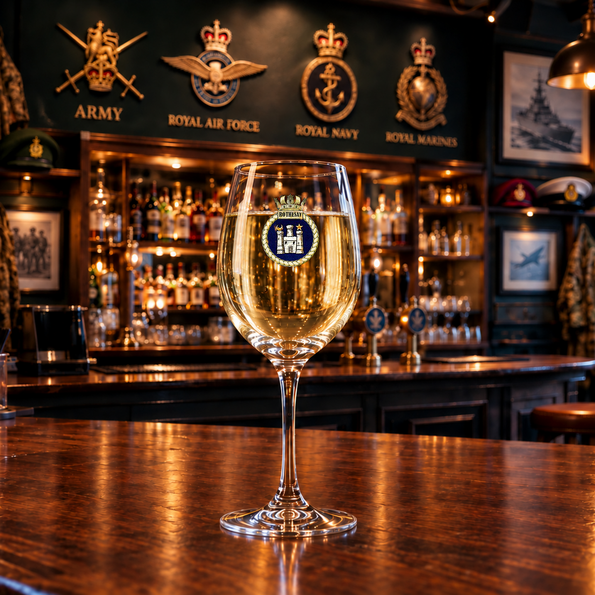 Rothsey - Wine Glass | The Crafty Black Dog