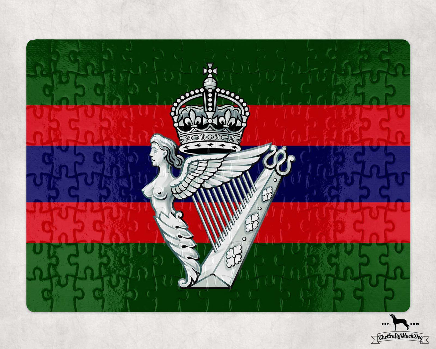 Royal Irish Regiment - Jigsaw Puzzle (New King's Crown)