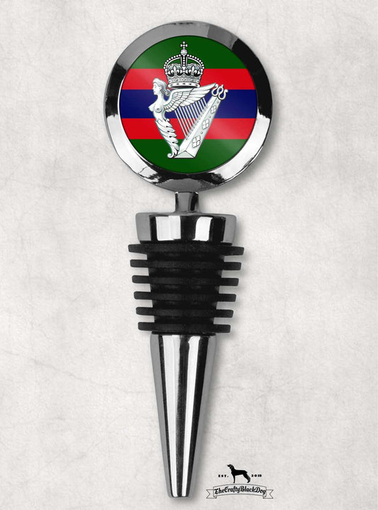 Royal Irish Regiment - Wine Bottle Stopper (New King's Crown)