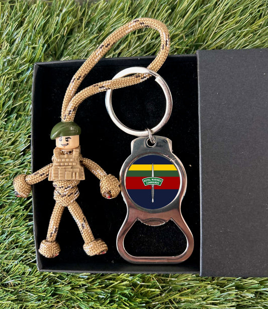 Royal Marines Dagger - pBuddies' Paracord Keychains and Key Ring Bottle Opener (Copy)