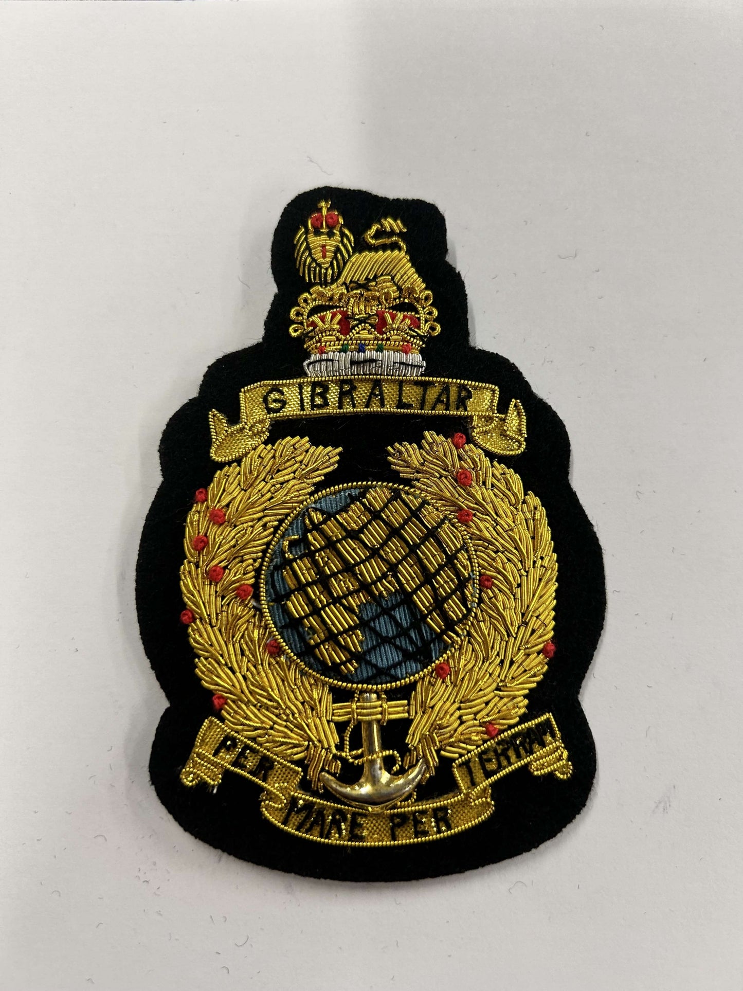 Royal Marines Corps Crest - Blazer Badge