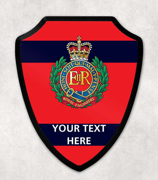 Royal Engineers - Printed Wall Shield