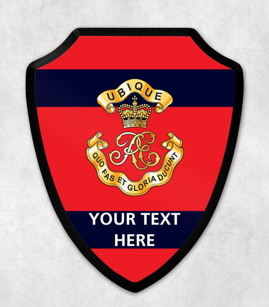 Royal Engineers Cypher - Printed Wall Shield