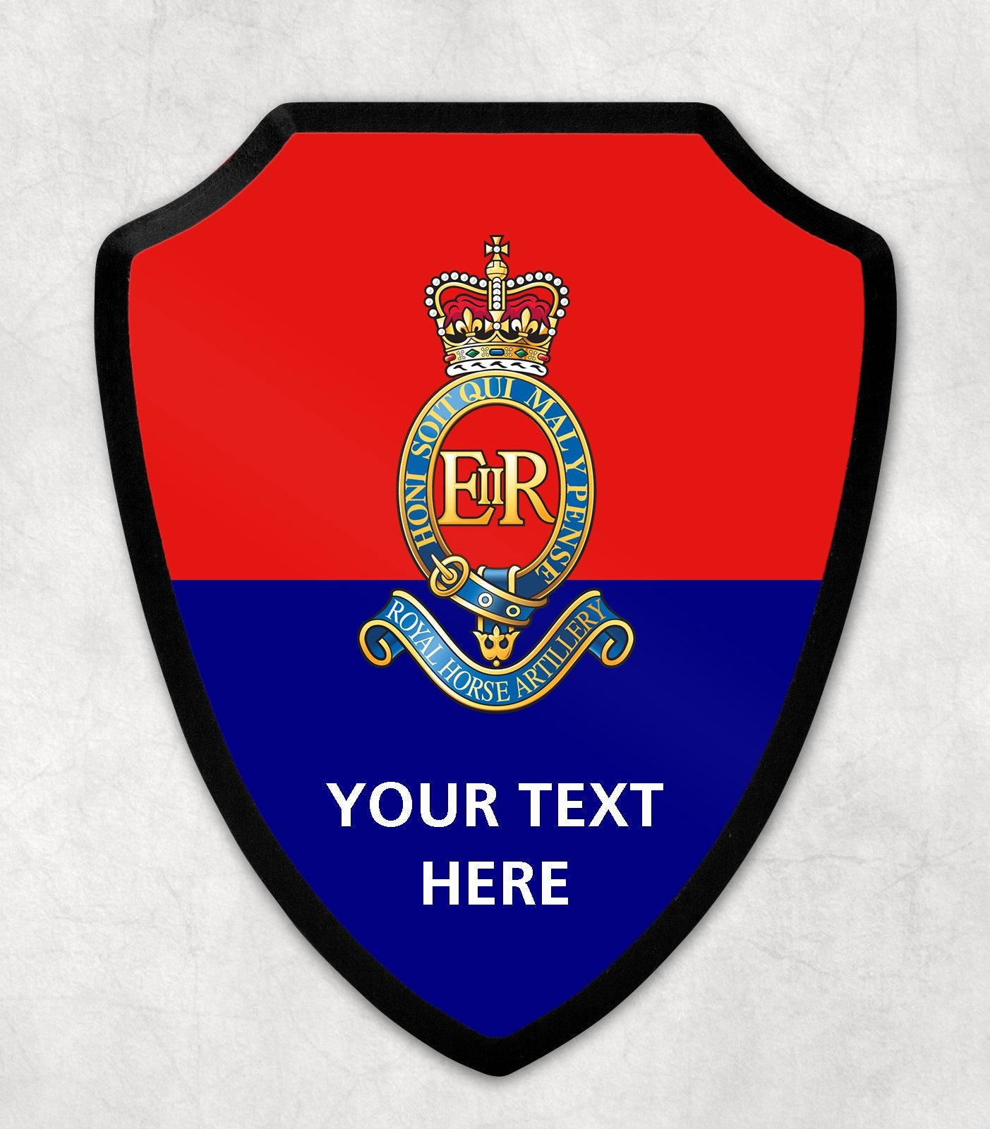 Royal Horse Artillery Cap Badge - Printed Wall Shield