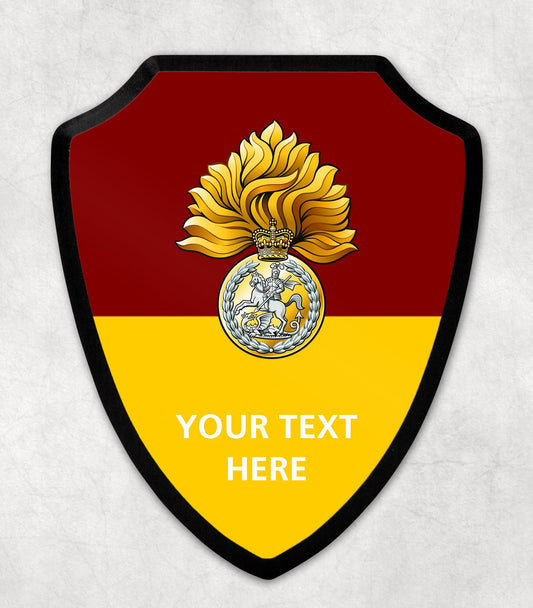 Royal Regiment of Fusiliers Crest - Printed Wall Shield