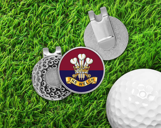 Royal Welch Fusiliers - Golf Ball Marker Hat Clip
