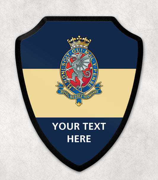 Royal Wessex Yeomanry - Printed Wall Shield