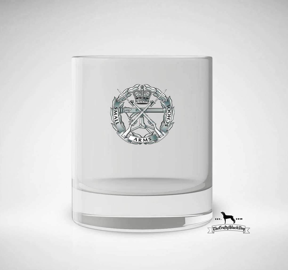 Small Arms School Corps - Whiskey/Spirit Glass