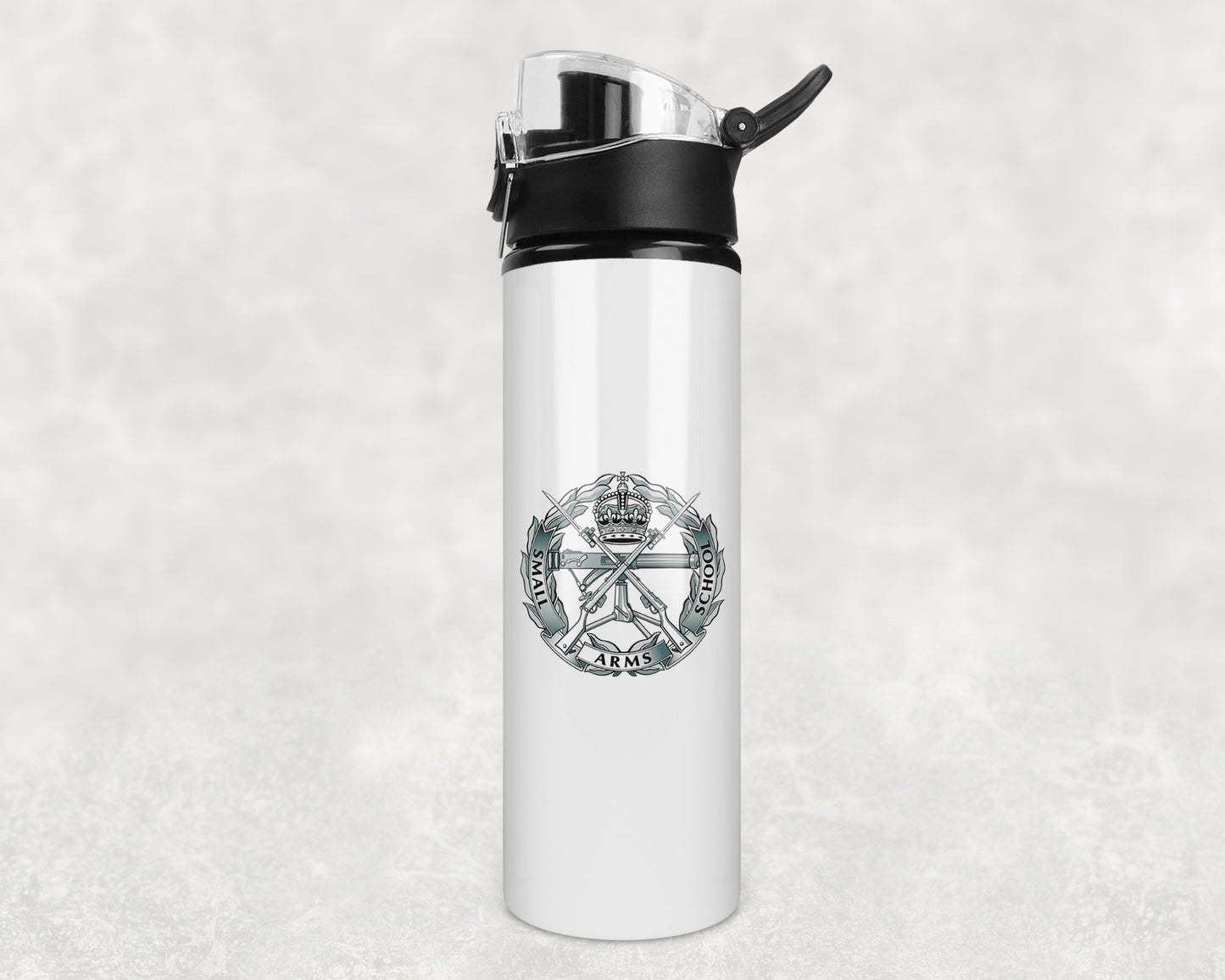 Small Arms School Corps KC - Flip Top Water Bottle