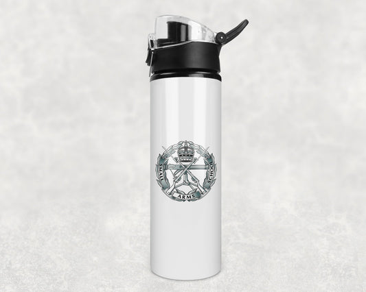 Small Arms School Corps KC - Flip Top Water Bottle