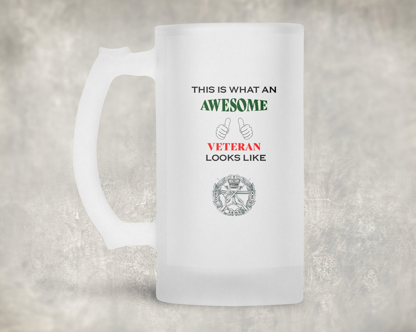 Small Arms School Corps - Veteran - Frosted Stein