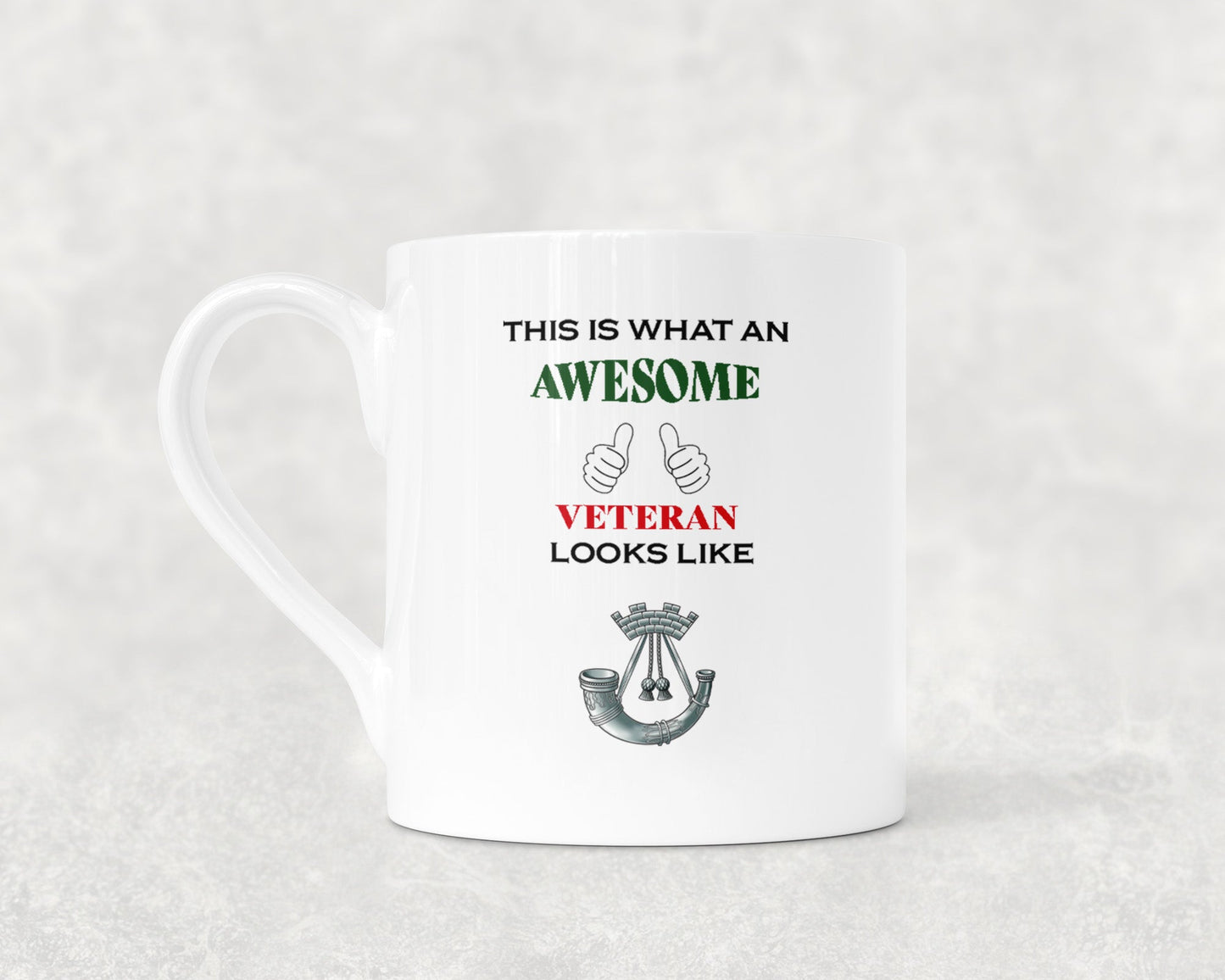Somerset and Cornwall Light Infantry - Veteran - Bone China Mug