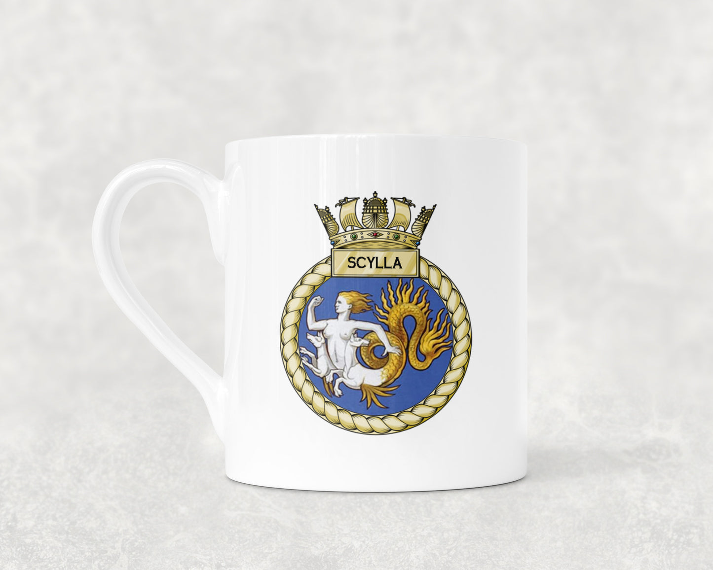 HMS Scylla - Bone China Mug