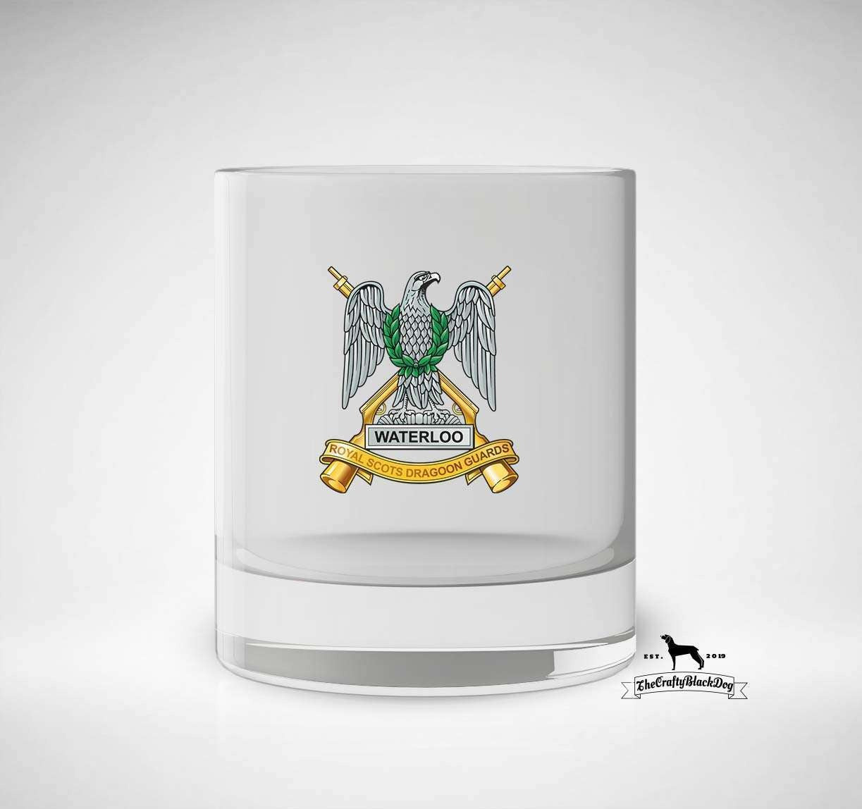 Royal Scots Dragoon Guards - Whiskey/Spirit Glass