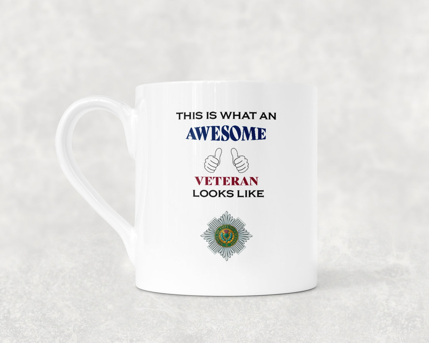 Scots Guards - Veteran - Bone China Mug
