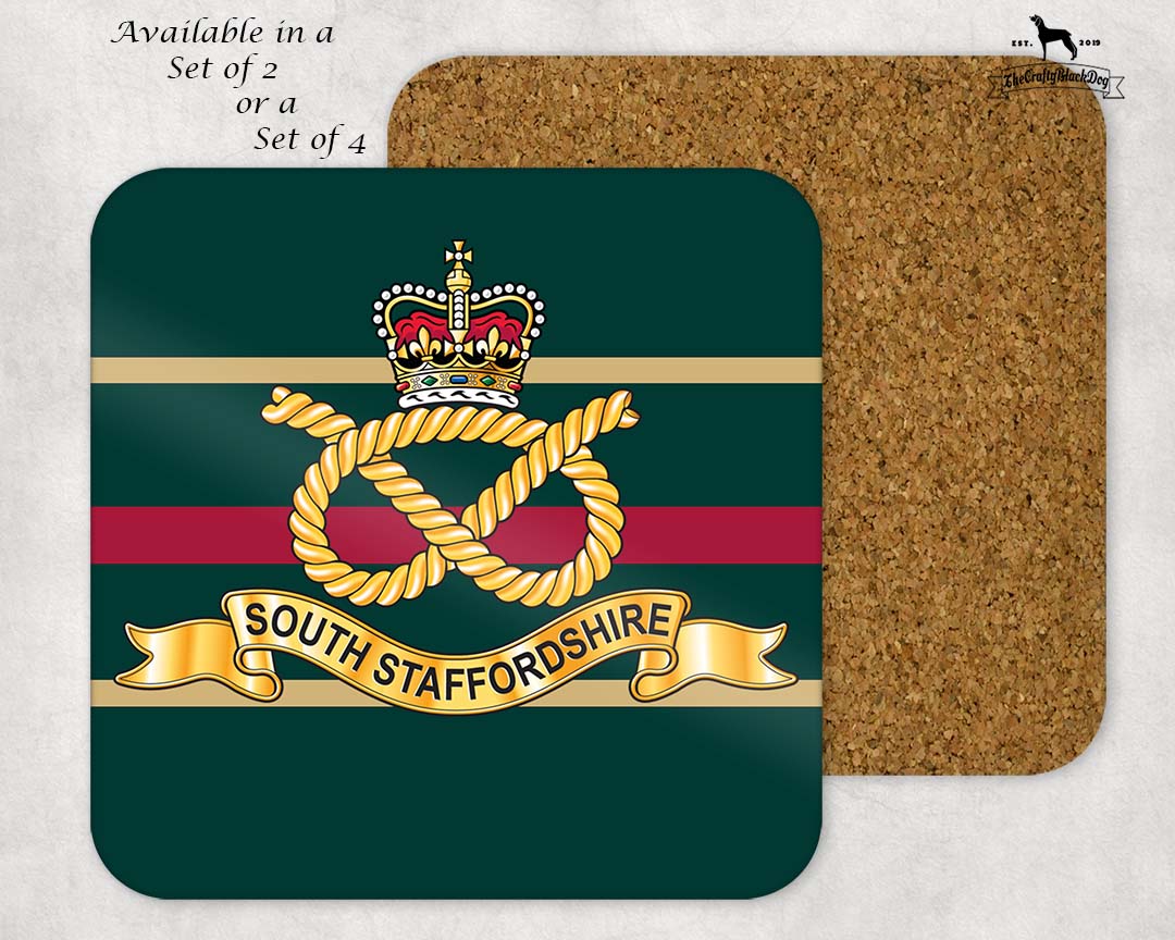 South Staffordshire Regiment - COASTER SET