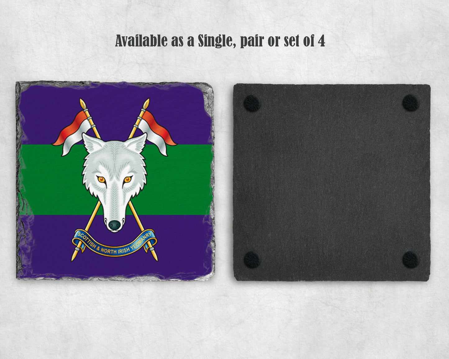 Scottish and North Irish Yeomanry - Slate Coaster