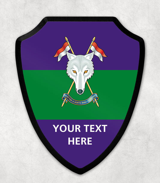 Scottish and North Irish Yeomanry - Printed Wall Shield