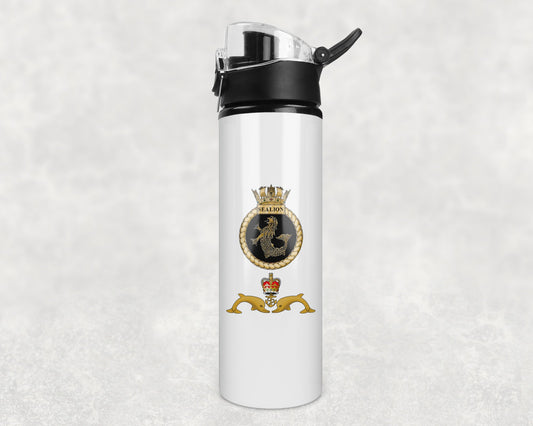HMS Sealion  - Flip Top Water Bottle