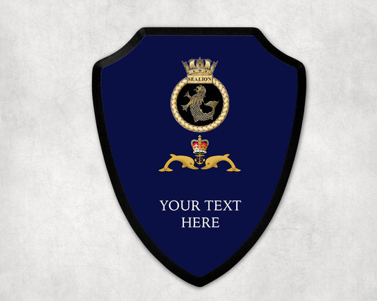 HMS Sealion  - Royal Navy Printed Wall Shield