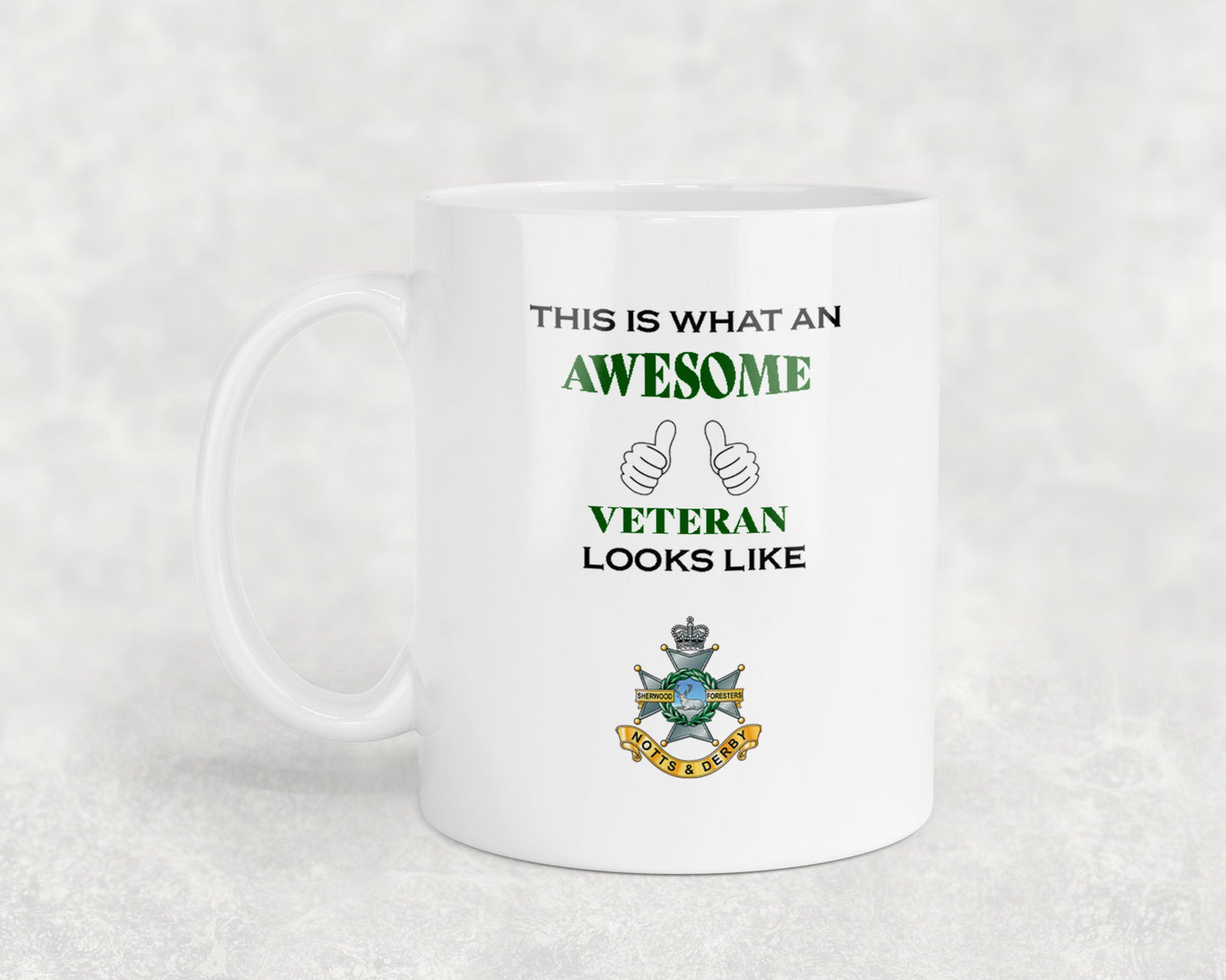 The Sherwood Foresters (Notts and Derby Regiment) - Veteran - 11oz Mug