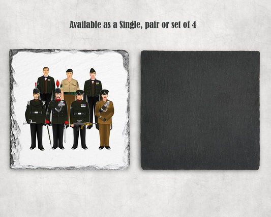 Rifles - Uniform Slate Coaster