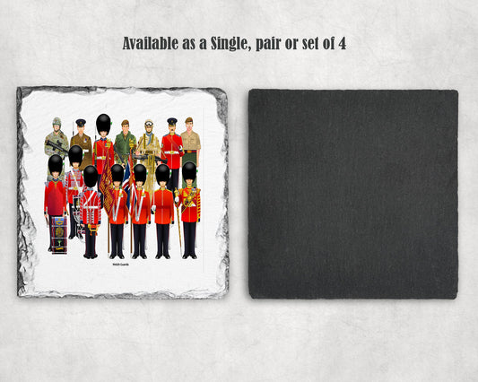 Welsh Guards - Uniform Slate Coaster