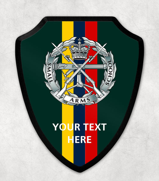 Small Arms School Corps - Printed Wall Shield