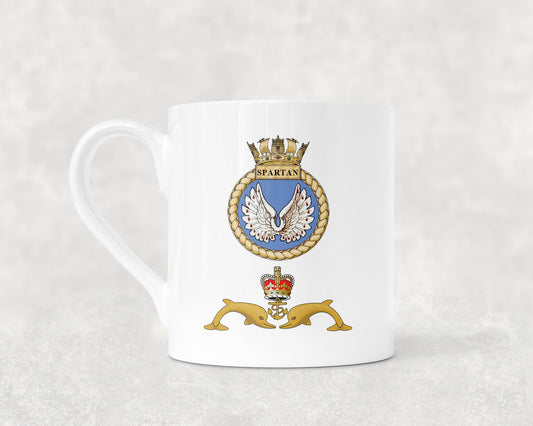 HMS Spartan - Bone China Mug