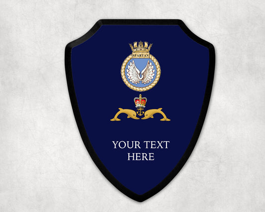 HMS Spartan - Royal Navy Printed Wall Shield