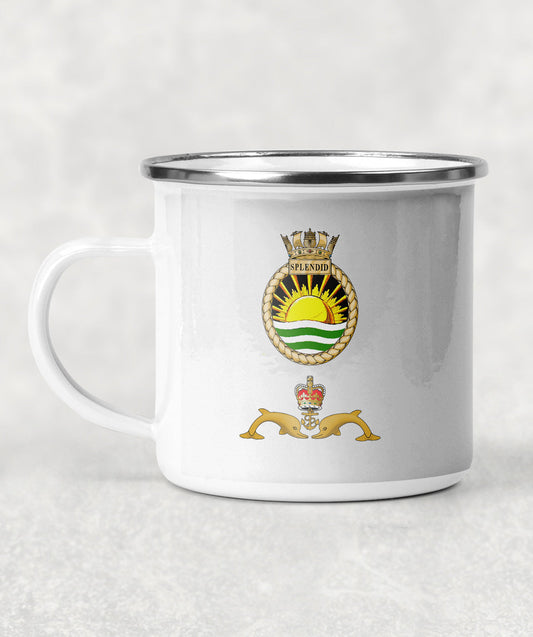 HMS Splendid - Enamel Mug