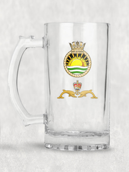 HMS Splendid - Tankard/Beer Mug/Stein