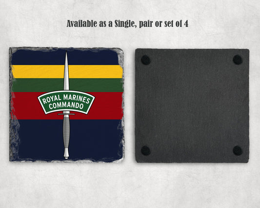 Royal Marines Commando Dagger - Slate Coaster