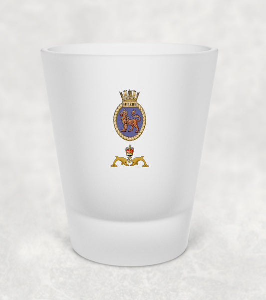 HMS Superb - Shot Glass