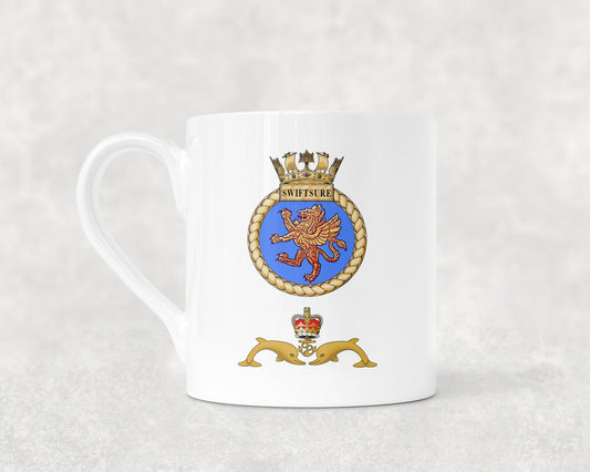 HMS Swiftsure - Bone China Mug