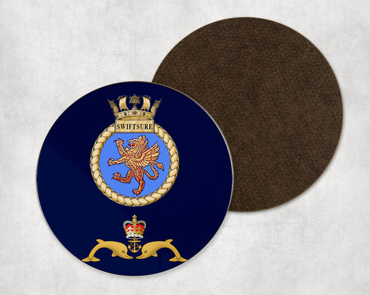 HMS Swiftsure - Round Coaster Set