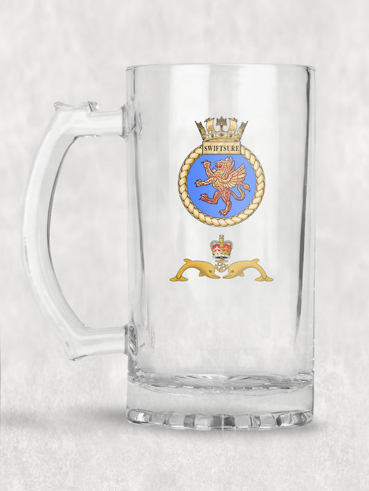 HMS Swiftsure - Tankard/Beer Mug/Stein