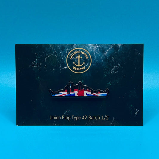 Type 42 Batch 1/2 Union Flag Lapel Pin