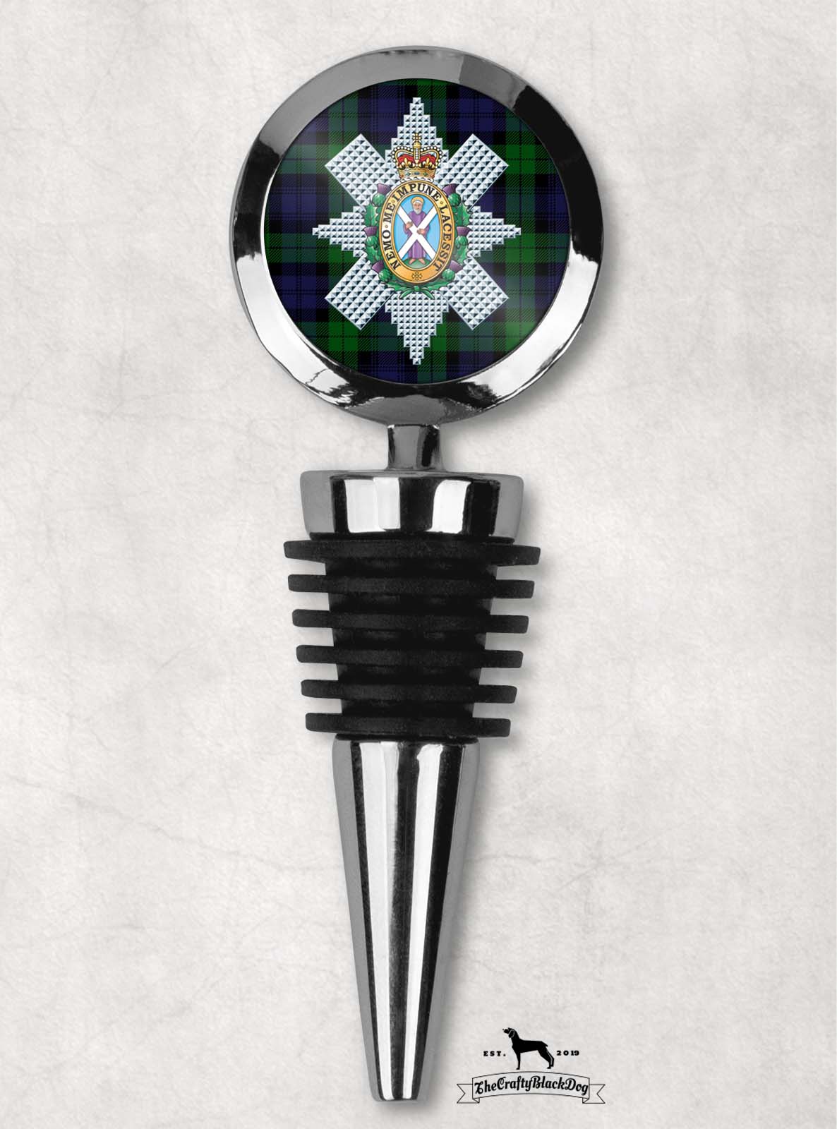 The Black Watch - Wine Bottle Stopper