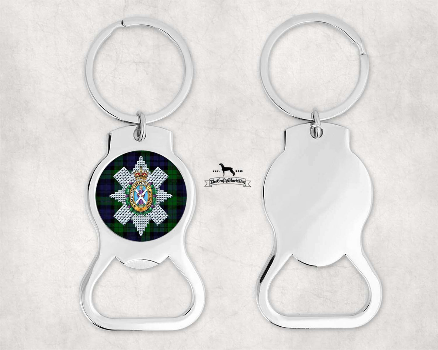 The Black Watch - Bottle Opener Keyring